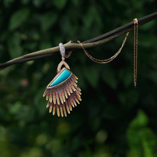 Scarlet Macaw Necklace,,hi-res image number null